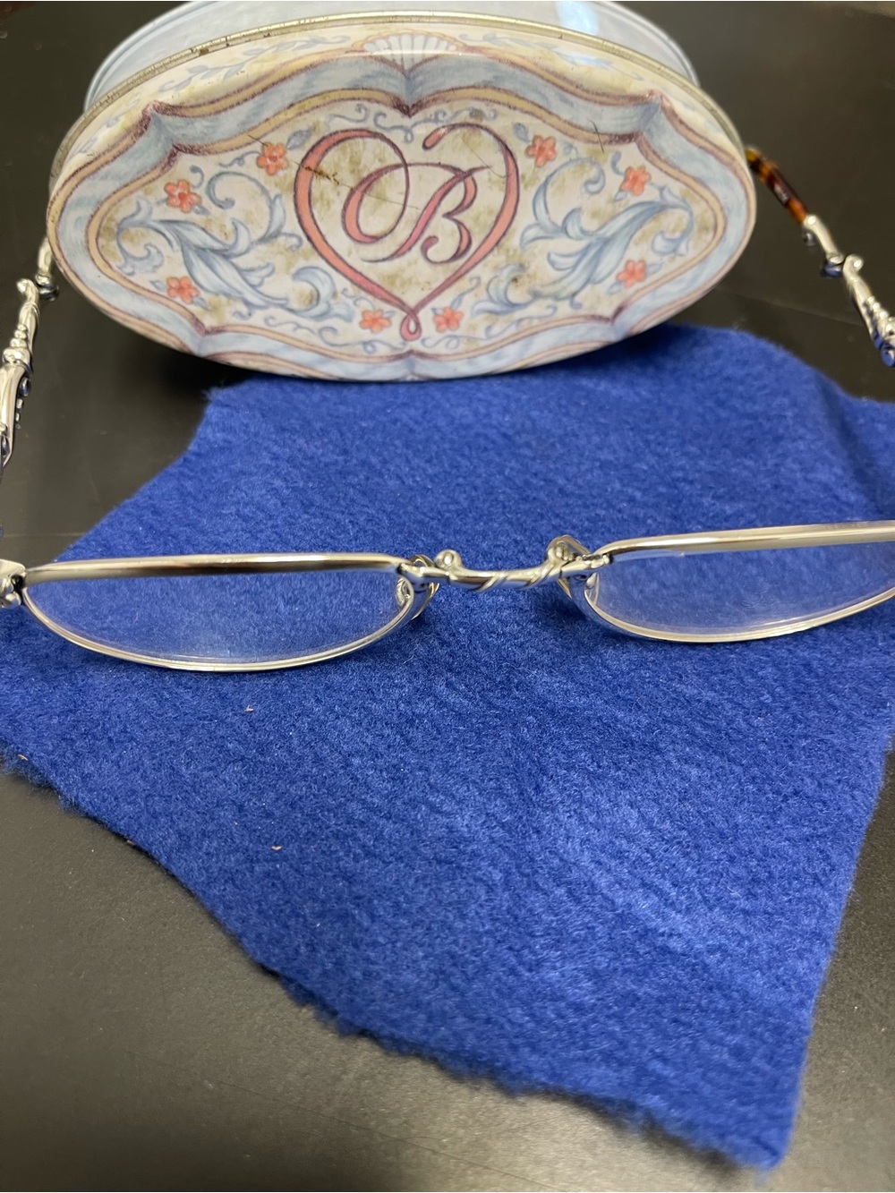 Brighton Silver Oval Reading Glasses - Picture 3 of 7